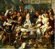 JORDAENS, Jacob The King Drinks sf Germany oil painting reproduction